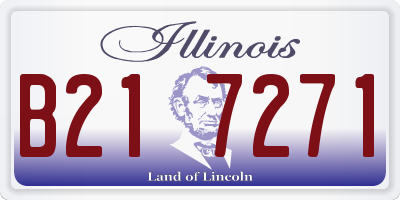 IL license plate B217271