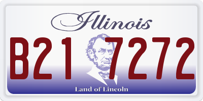 IL license plate B217272