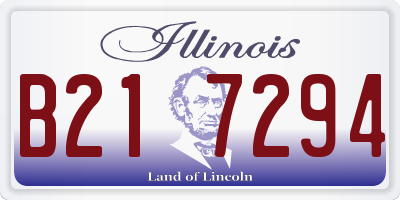 IL license plate B217294