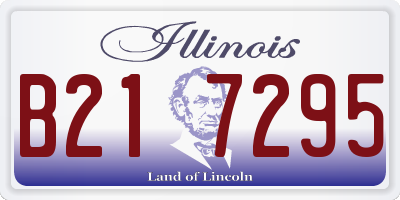 IL license plate B217295