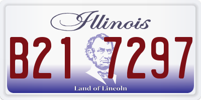IL license plate B217297