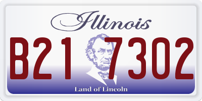 IL license plate B217302