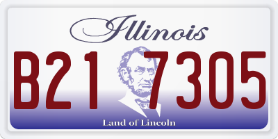 IL license plate B217305