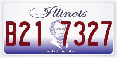 IL license plate B217327