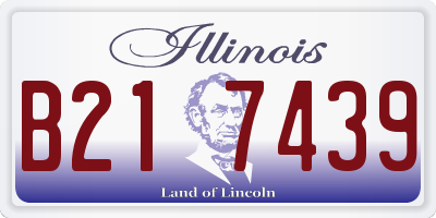 IL license plate B217439