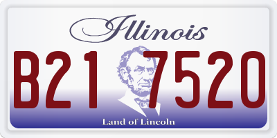 IL license plate B217520