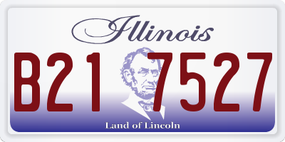 IL license plate B217527