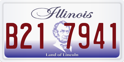 IL license plate B217941