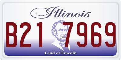 IL license plate B217969