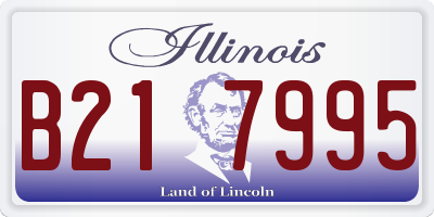 IL license plate B217995