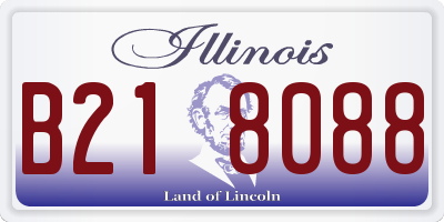 IL license plate B218088