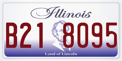 IL license plate B218095