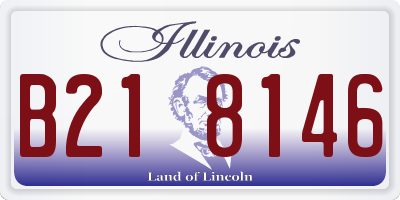 IL license plate B218146
