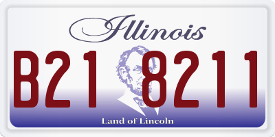 IL license plate B218211
