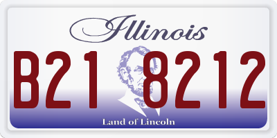 IL license plate B218212