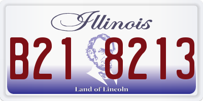IL license plate B218213