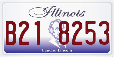 IL license plate B218253