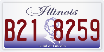 IL license plate B218259