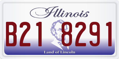 IL license plate B218291
