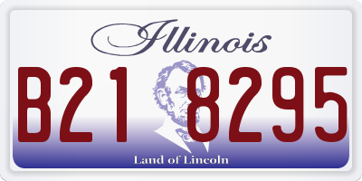IL license plate B218295
