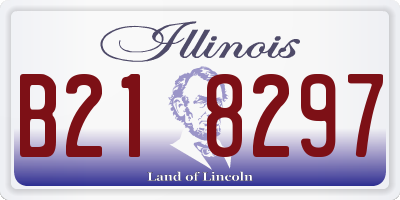 IL license plate B218297