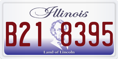 IL license plate B218395