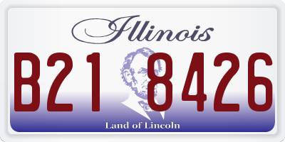 IL license plate B218426