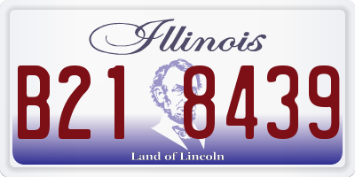 IL license plate B218439