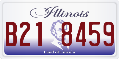 IL license plate B218459