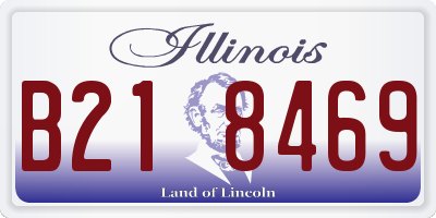 IL license plate B218469