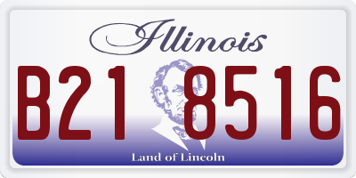 IL license plate B218516