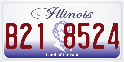IL license plate B218524