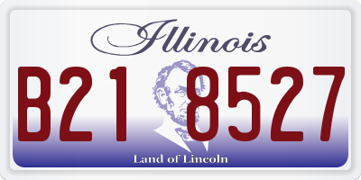 IL license plate B218527