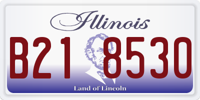 IL license plate B218530