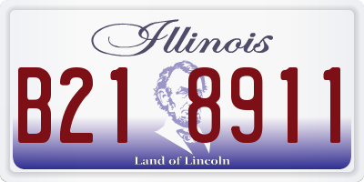 IL license plate B218911