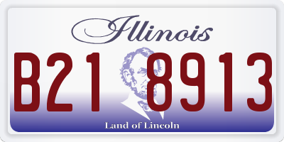 IL license plate B218913