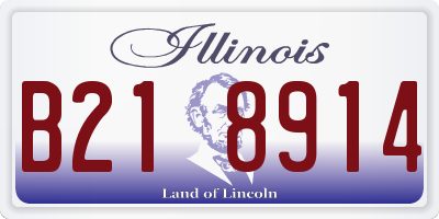 IL license plate B218914