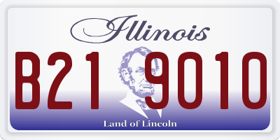 IL license plate B219010