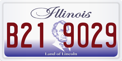 IL license plate B219029