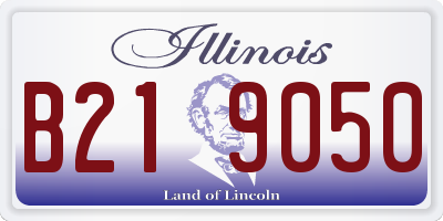 IL license plate B219050