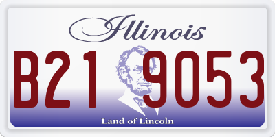 IL license plate B219053