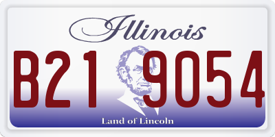 IL license plate B219054