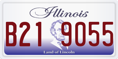 IL license plate B219055
