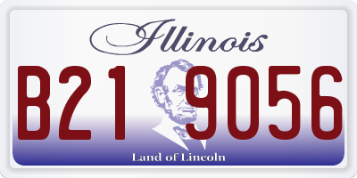 IL license plate B219056