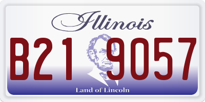 IL license plate B219057