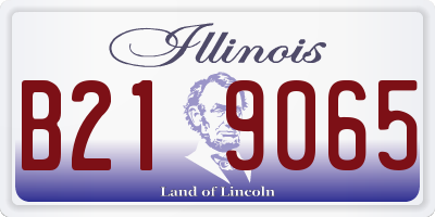 IL license plate B219065