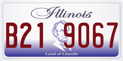IL license plate B219067