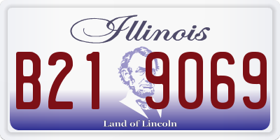 IL license plate B219069