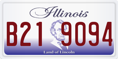 IL license plate B219094