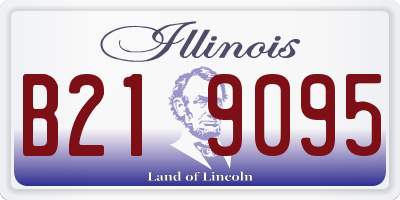 IL license plate B219095
